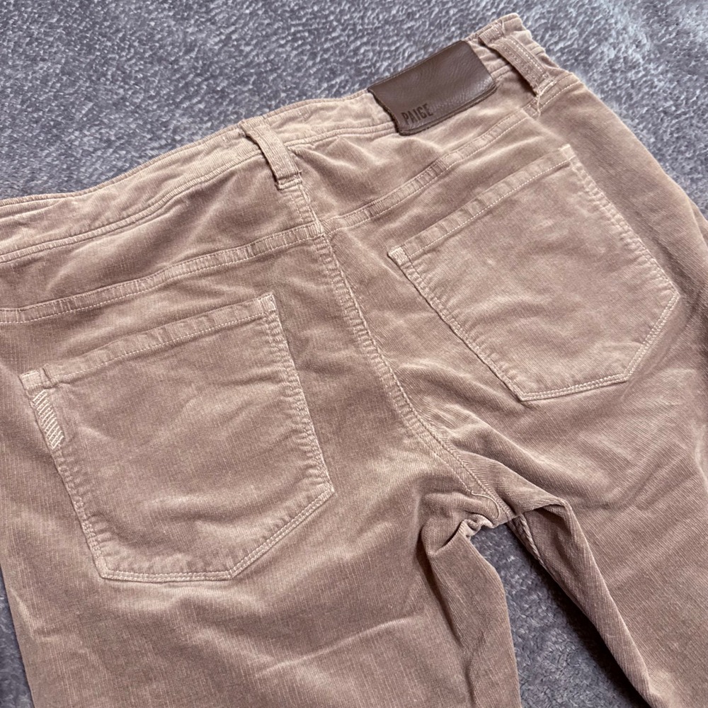 PAIGE Men's Corduroy Pants Taupe Straight Leg Casual Size‎ 30x32 - Picture 4 of 8